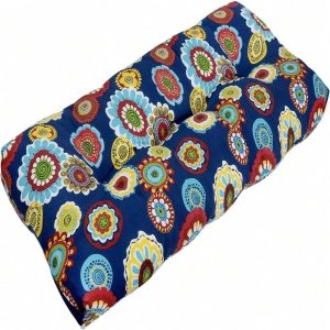 Patio Bench Cushion – 45"x18", Tufted, Water-Resistant, Non-Slip